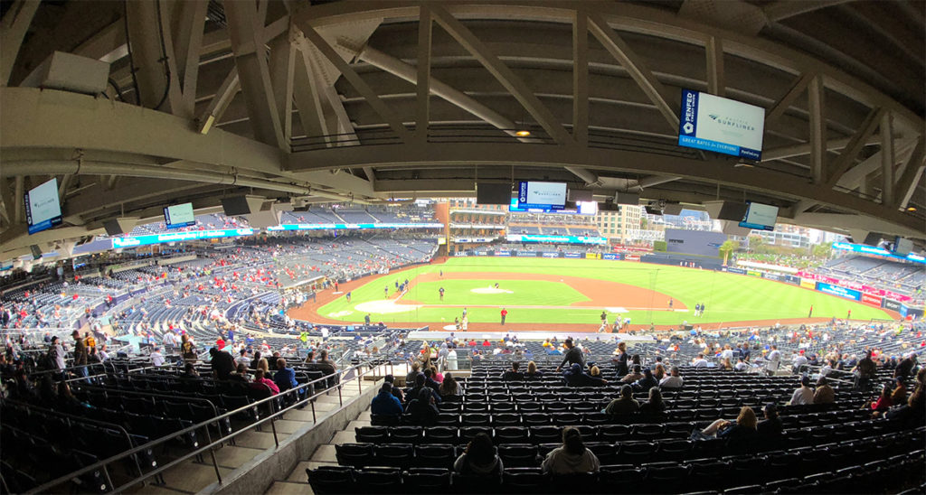 Padres game after Cordial Client Mixer