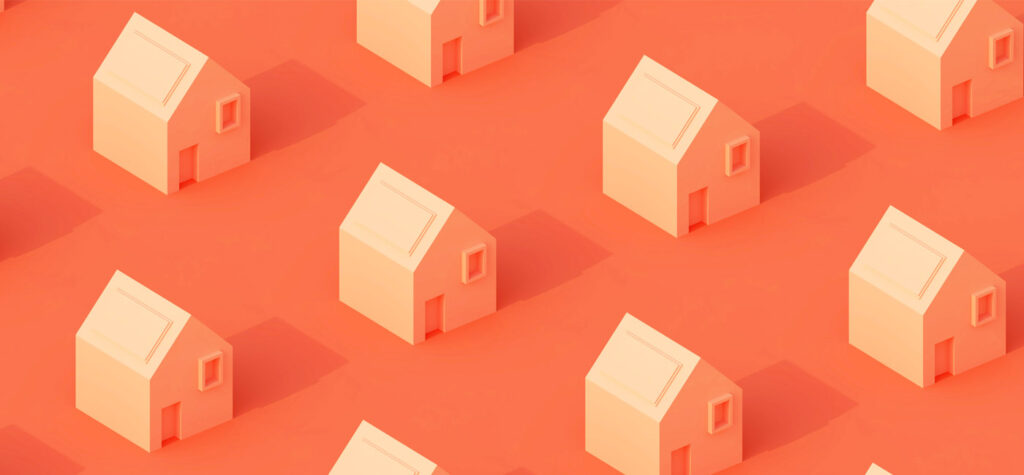 Pattern of houses