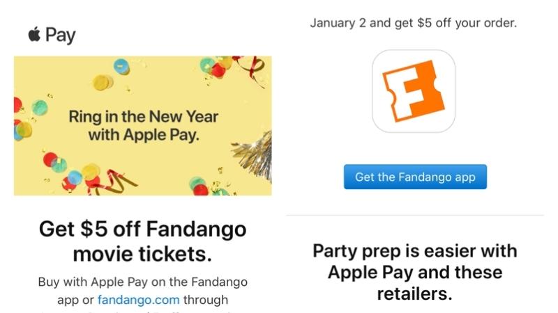 Apple Pay holiday email
