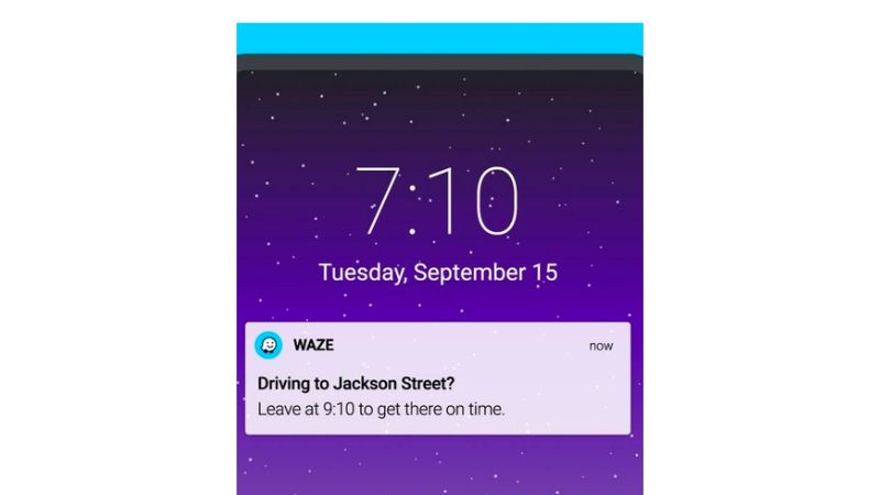 Waze Push Notification