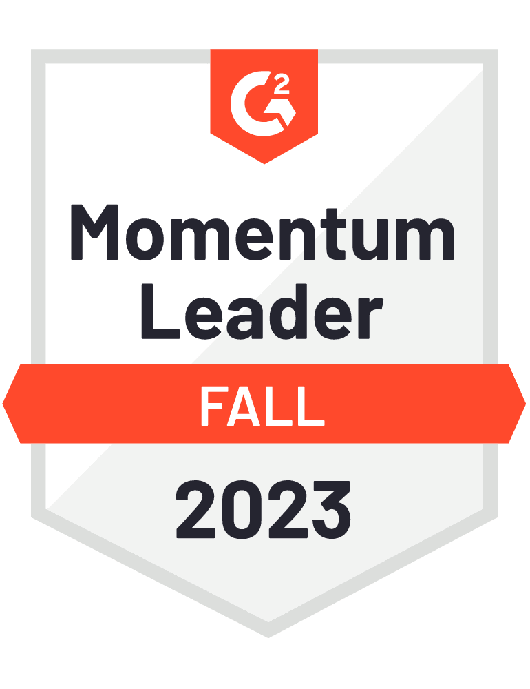 G2 Momentum Leader Fall Badge