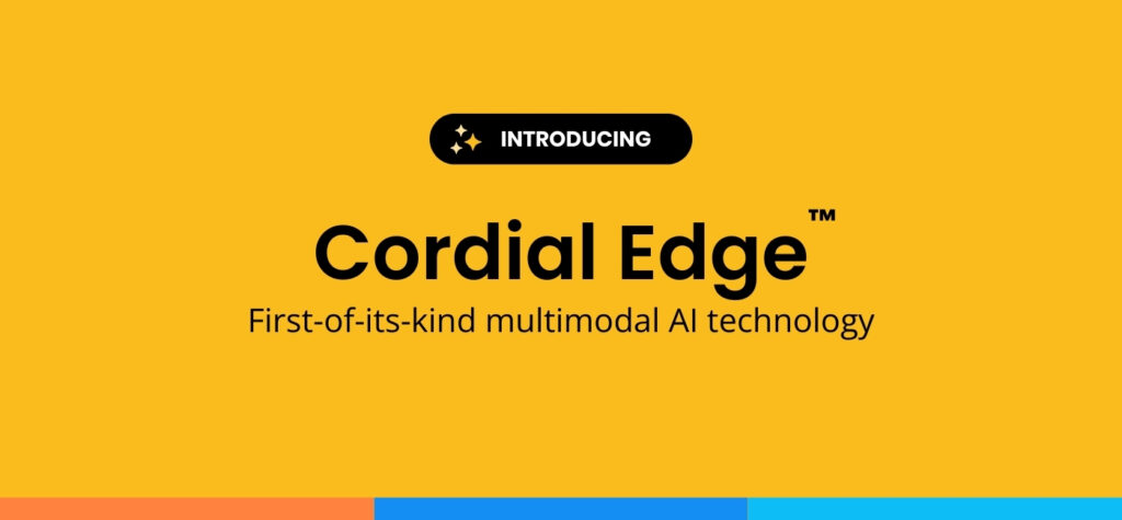 Banner graphic, introducing Cordial Edge